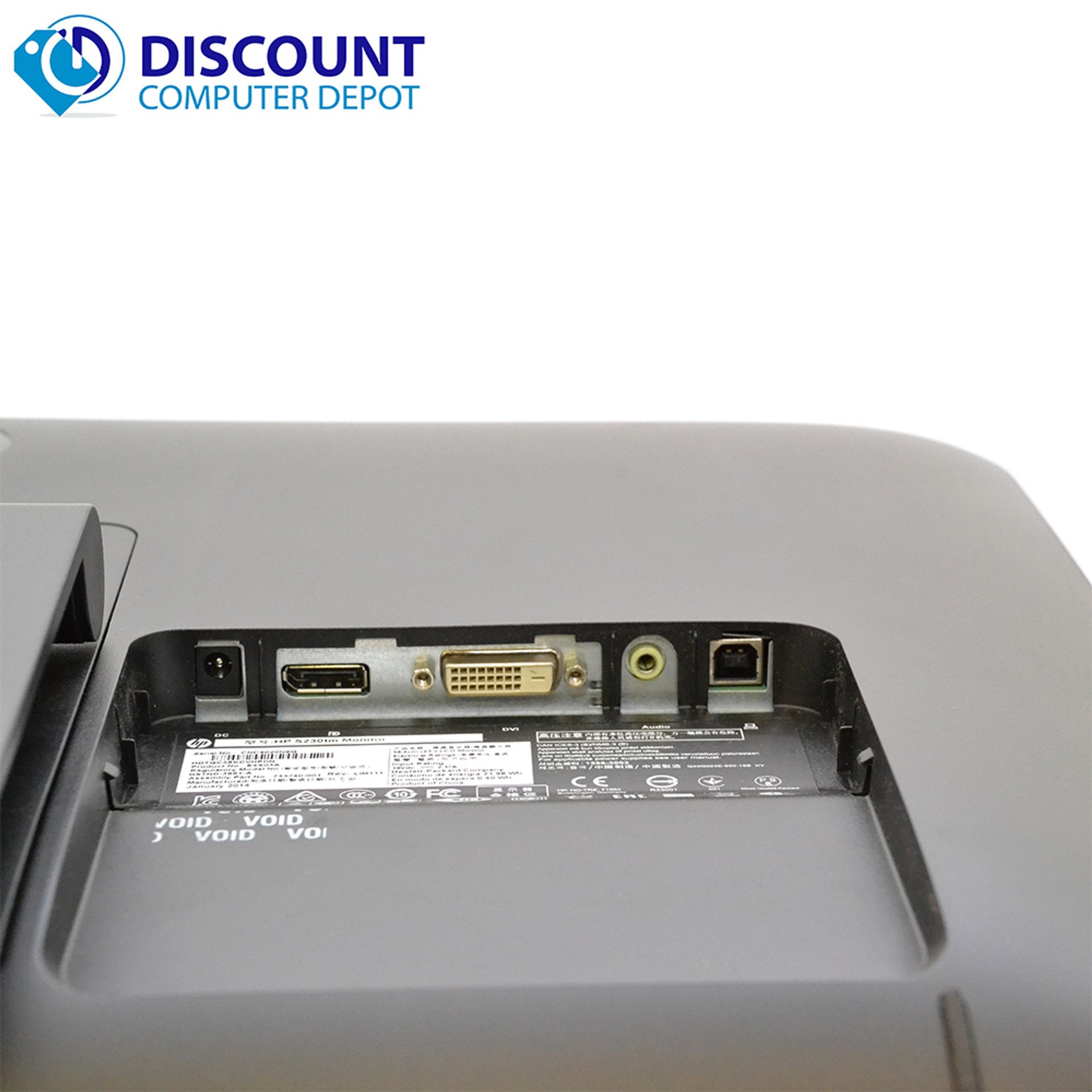 HP 23" Touchscreen HD LED Monitor S230TM Integrated cam Speaker